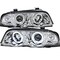 Spec-D Tuning 99-01 Bmw E46 3 Series Halo Projector Chrome Housing 4 Door Sedan LHP-E46994-TM - alternate 1